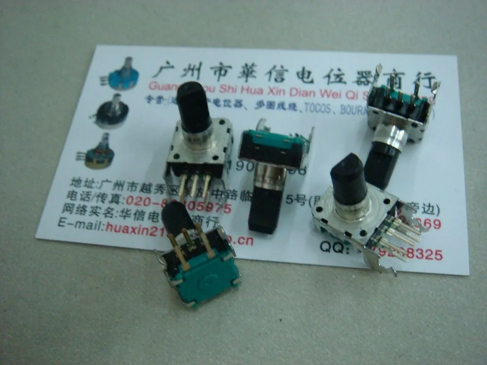 

[BELLA]Car audio potentiometer ALPS EC12 encoder with press switch horizontal stepper 12:00--10PCS/LOT