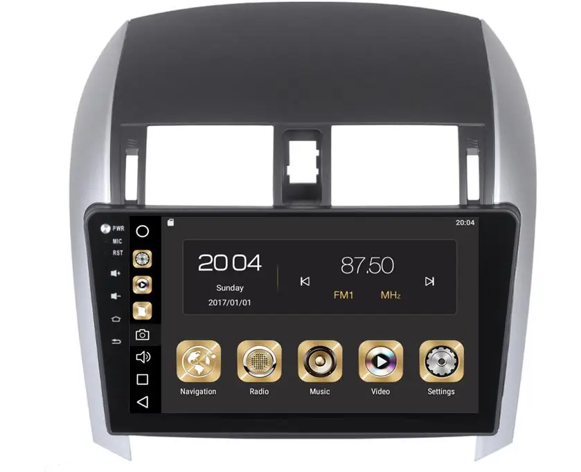 cheap IPS 4GB Ram 8 Core 32GB 10.2inch Android 9.0 Car Dvd Gps For Toyota Corolla 2006 2011 Car Pc Multimedia Audio Radio Aux in