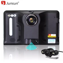 Junsun 7 inch Android Car GPS Navigation with Rear View Reversing Camera Car dvrs Vehicle Gps WIFI AVIN Europe map