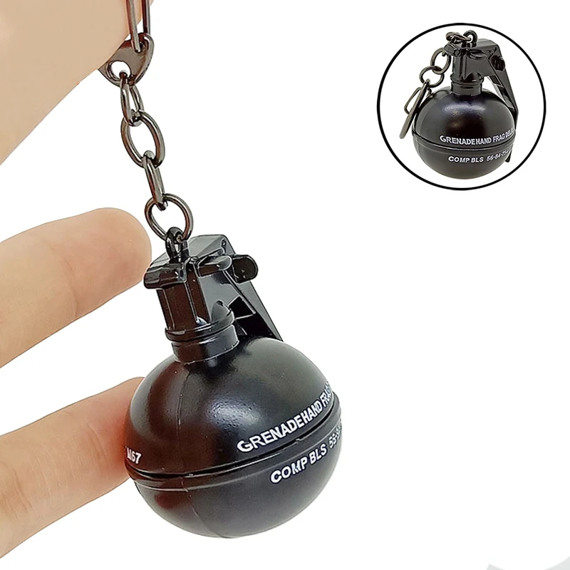 

Pretend Military Model Toy Personality Game Sub-Weapon Metal Keychain Creative Weapon Model Keychain to Friends Novelty Gifts