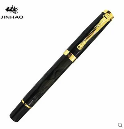 Jinhao 500 роскошная белая металлическая роликовая шариковая ручка серии для учебы и офиса Ручка Гладкий Фирменный Подарок jinhao X750 - Цвет: S