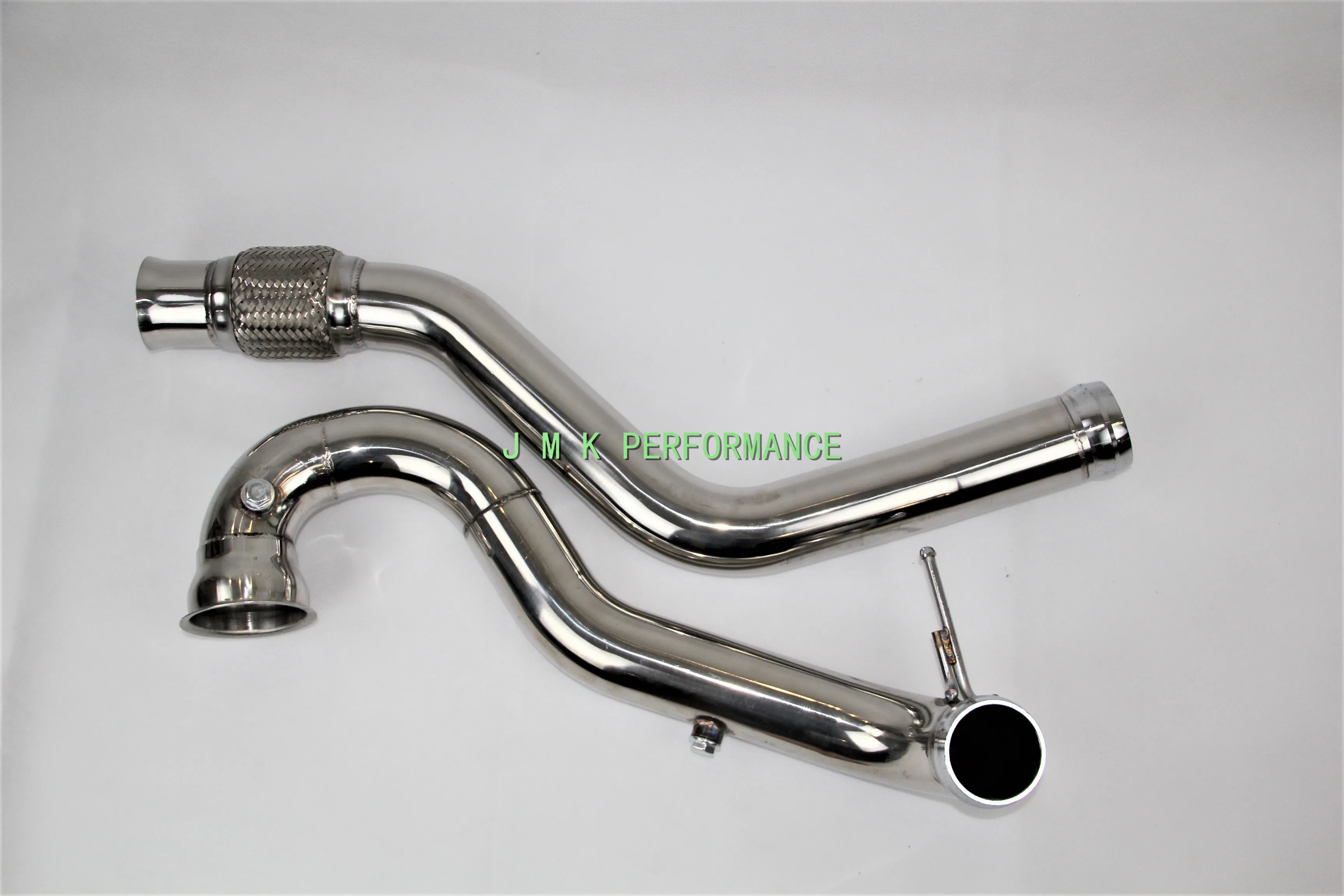 3 дюймовая турбо труба без косточек выхлопная для amg a45 cla45|downpipe| |