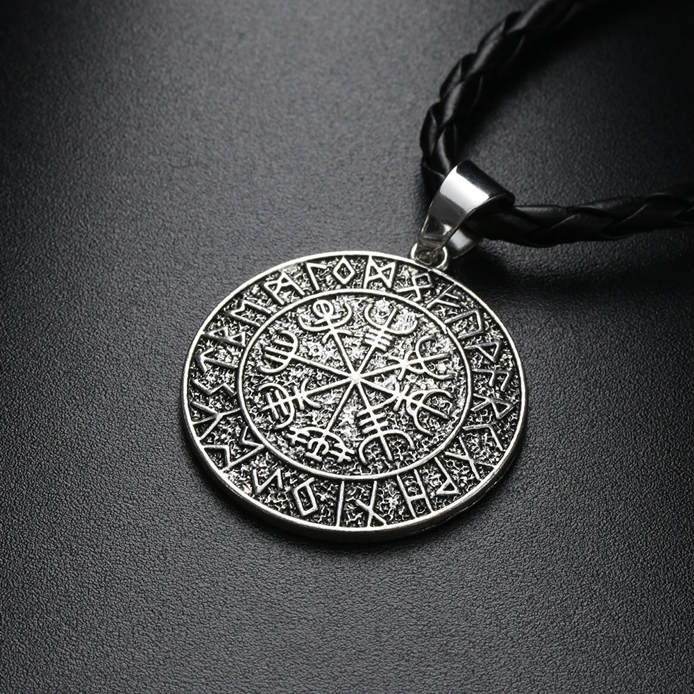 

1Pc 2017 Newest Norse Vikings Myth Wolf Rune Amulet Pendant Necklace Luck Blessing Jewelry Nice Gift For Lover Friends