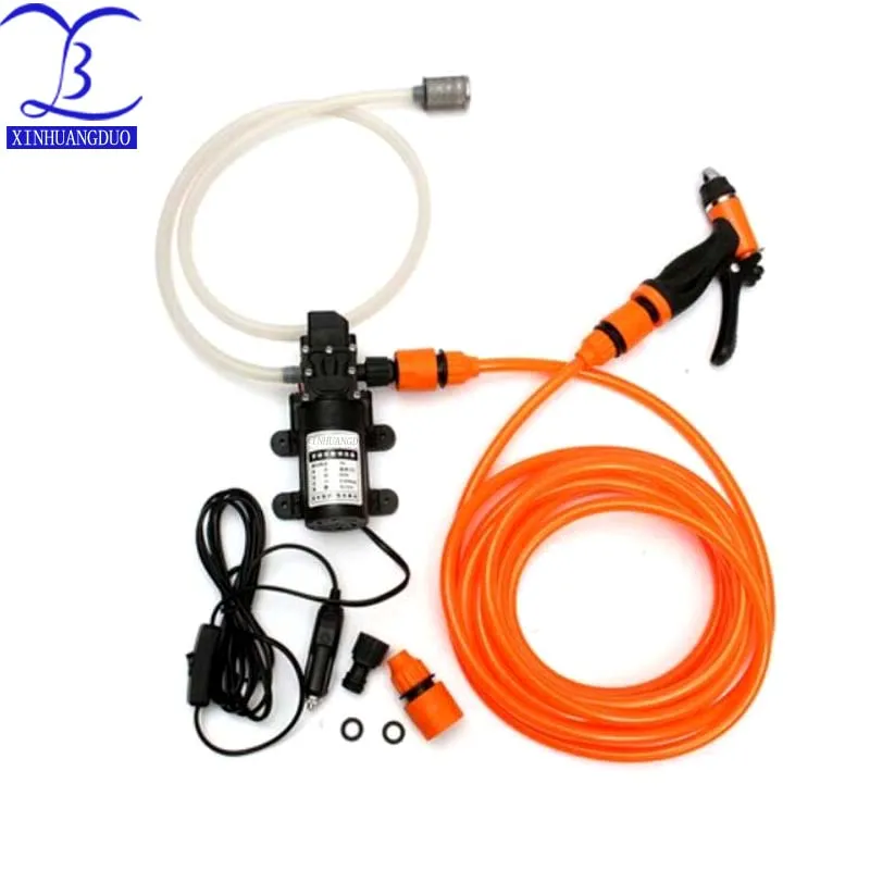 

12V 80W High Pressure Self-priming Electric Car Wash Washer Washing Machine Cigarette Lighter Water Pump with Cigarette Lighter