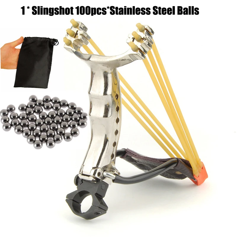 

Slingshot Powerful Folding Wrist Brace Support Shot Aluminium Alloy Slingshot Outdoor Hunt Hike Bow Catapult Careful Kid Use