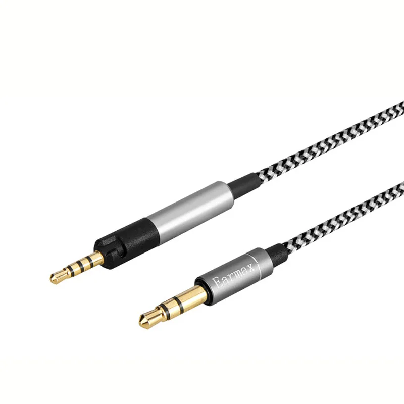 Earmax для Sennheiser HD598 HD598se HD558 HD518 HD595 HD579 Сменный кабель для наушников, наушники 3,5 мм до 2,5 мм аудио кабели