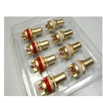 

Copper core sand gold RCA input terminal RCA input socket 1 pair