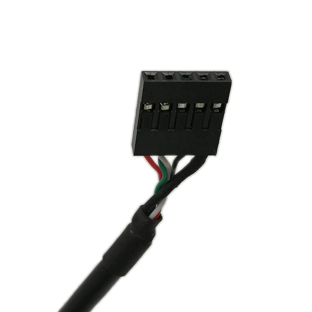 USB 2,0 Тип B штекер для Dupont 5 Pin клемма женского типа материнская плата кабель шнур (50 см)