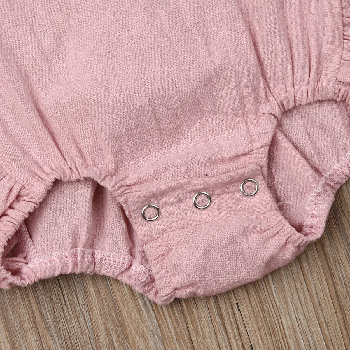 2019 Baby Summer Clothing Newborn Infant Baby Girls Boys Romper Ruffles Sleeveless ONE Letter Print Outfit Jumpsuit Playsuit Baby Bodysuits medium