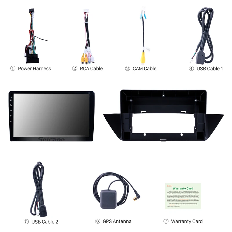 Excellent seicane Car Multimedia player 10.1 inch Android 8.1 HD 1080P Video touchscreen autoradio for BMW X1 E84 2009-2013 radio GPS WIFI 3