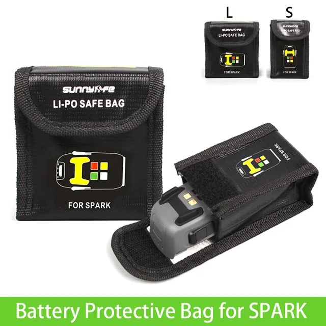 Spark Lipo Safe Bag Battery Protective Storage Explosion Proof Spark Lipo Safe Bag Battery Protective Storage Explosion Proof For Dji
