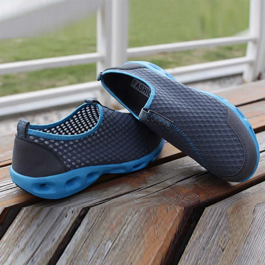 Летняя мужская спортивная обувь; пляжная водонепроницаемая обувь; ботинки для подводного плавания; неопреновые нескользящие легкие ботинки;# XTN - Цвет: Серый