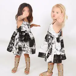 Puseky Лето 2017 г. платье Европейский Стиль Платья для женщин девочек Бретели для нижнего белья Хлопок Обувь для девочек одежда платье