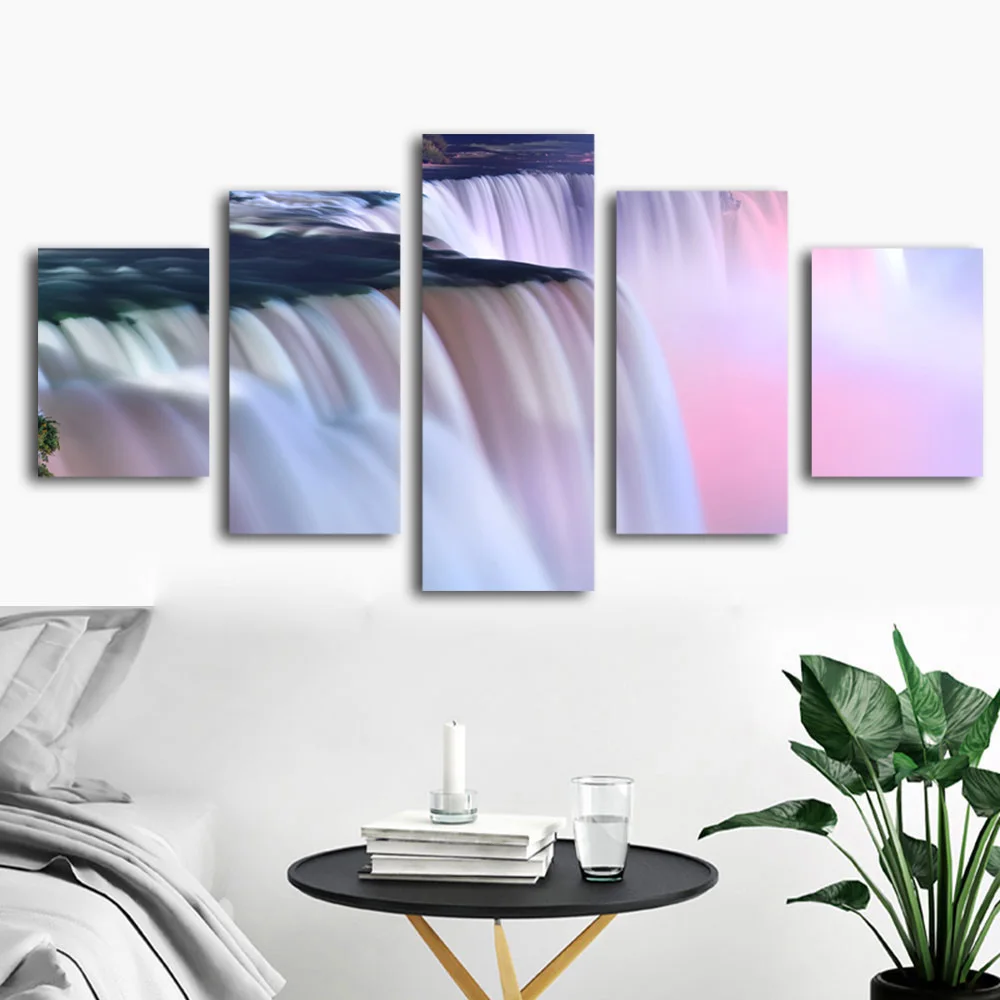 waterfall painting