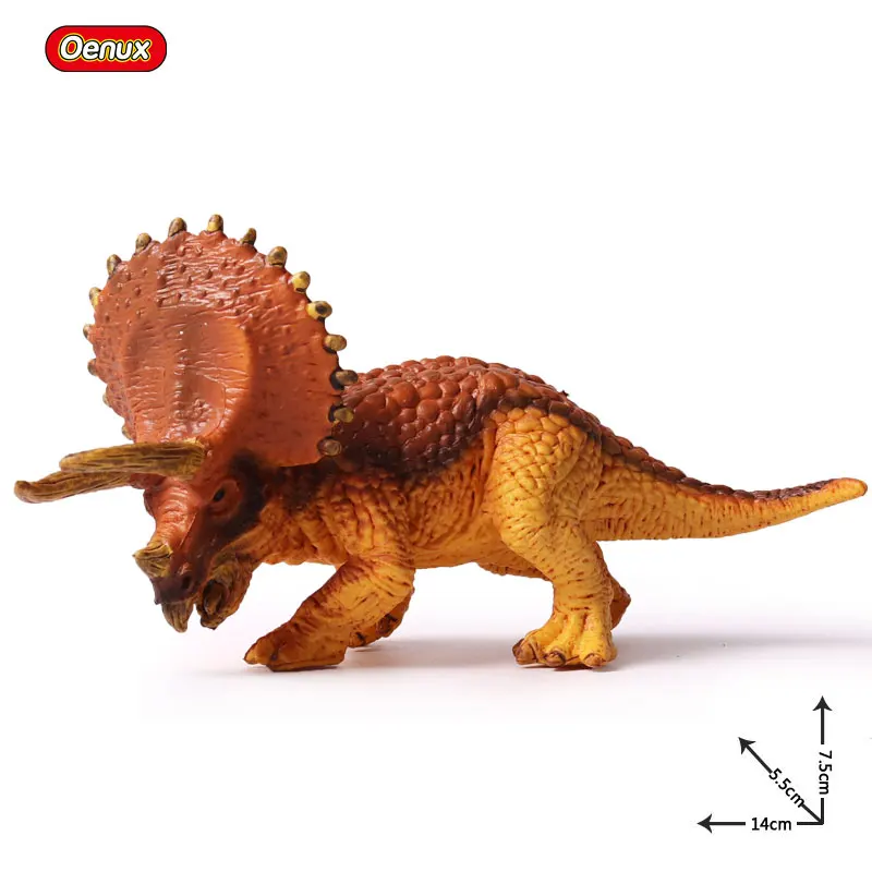 Oenux оригинальные дошкольные юрские травоядные динозавры серии модель фигурка игрушка динозавр Юрского периода фигурки, детские игрушки - Цвет: Without Box