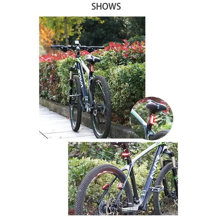 Clearance Highlight Rainproof Bicycle Rear Light Waterproof USB Charging Bike Flashlight 650mAh 11 Clearance Highlight Rainproof Bicycle Rear Light Waterproof USB Charging Bike Flashlight 650mAh 11