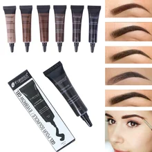 Гель для бровей водостойкая матовая долговечная татуировочная щетка набор для макияжа бровей