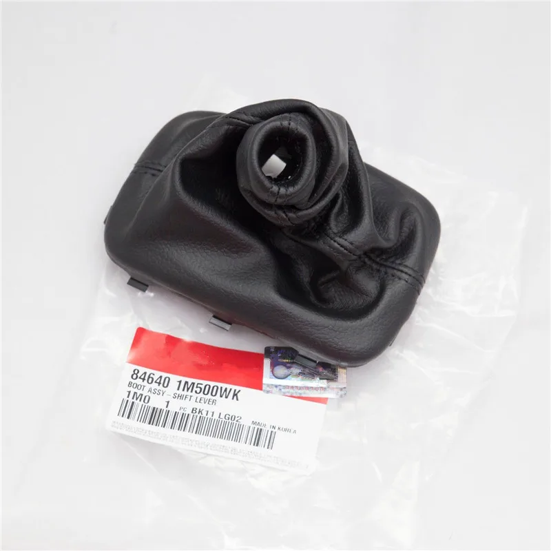 

Gear Shift Knob Leather Boots A/T 846401M500WK For KIA Forte, Koup 2009 2013Gear Shift Knob Leather Boots A/T