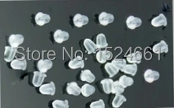 

100pcs/lot Earrings Jewelry Accessories Bullet Plastic Ear Plugging/blocked,Earring back * hooks findings pin materials