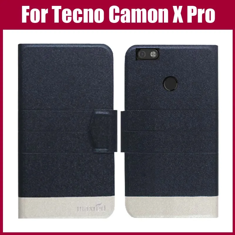 

Hot Sale! Tecno Camon X Pro Case New Arrival 5 Colors Fashion Flip Ultra-thin Leather Protective Cover Phone Bag