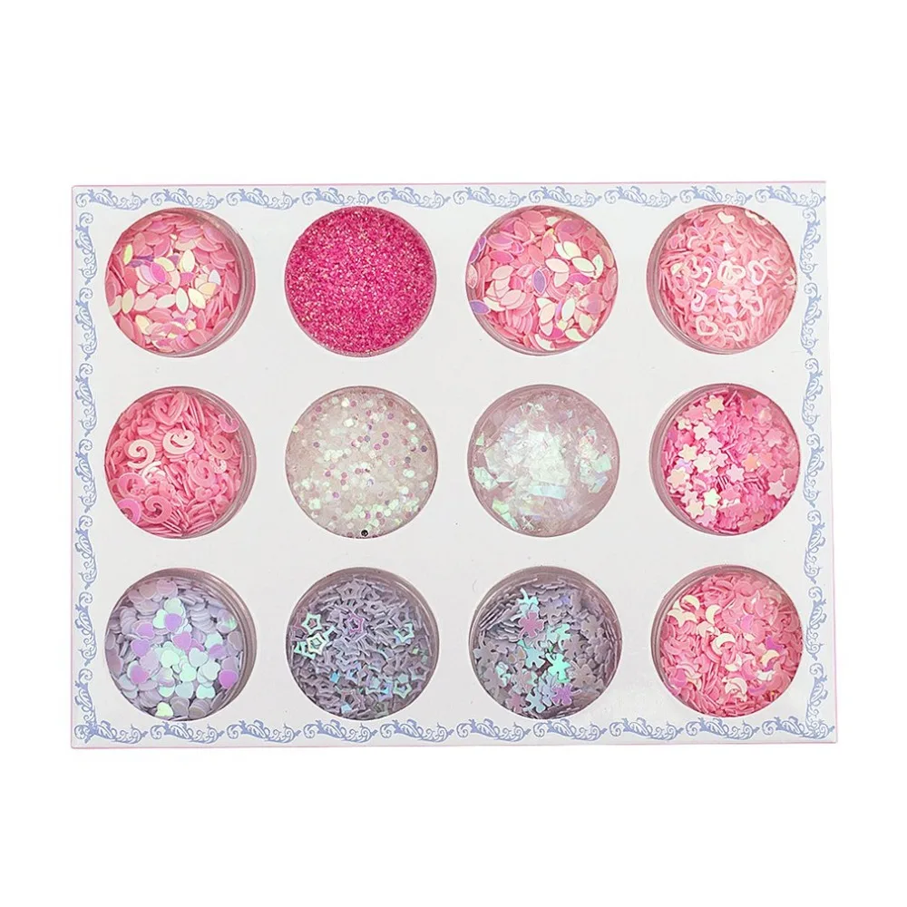

Multi-Colors Nail Art Glitter Masquerade Powder for Face Eyes Makeup Eye Shadow Nail Sticker Powder Sequins for Women Girls