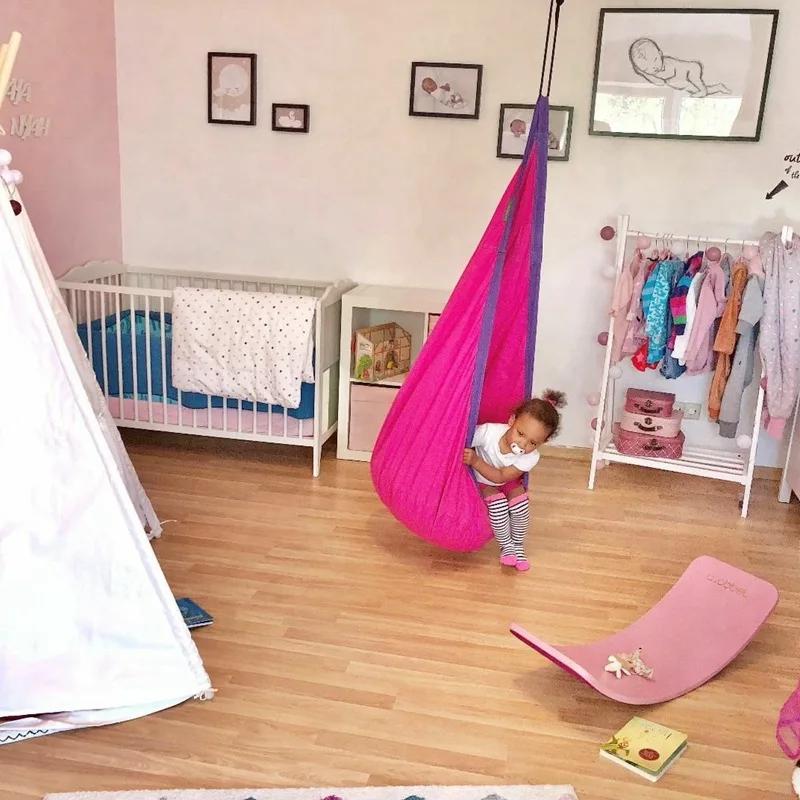 Baby Shining Kids Toy Swings Indoor Sports Hammock Chair Over 2Y Bearing 60KG Cloth Material 5 Colors Kids Swing Chair Swing Toy Baby Shining Kids Toy Swings Indoor Sports Hammock Chair Over 2Y Bearing 60KG Cloth Material 5 Colors Kids Swing Chair Swing Toy
