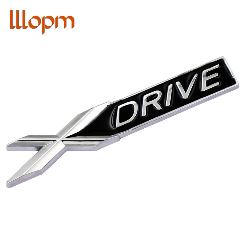Металлическая хромированная 3d-наклейка Xdrive X drive с эмблемой для BMW 3 5 7 серии X1 X3 X5 E46