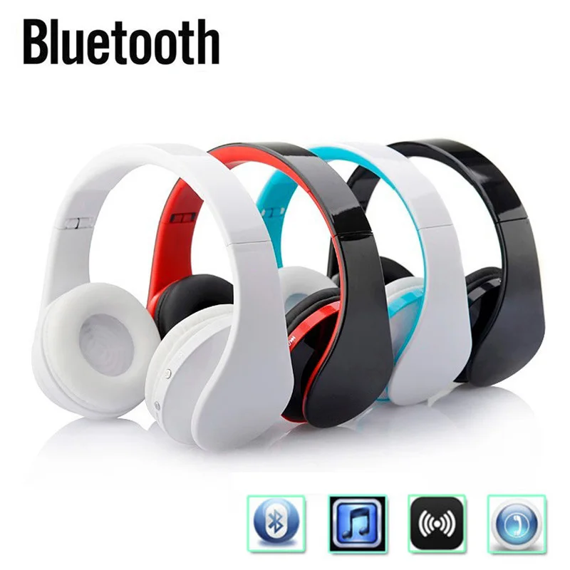 Беспроводные Bluetooth стерео наушники складные шумоподавления гарнитура с