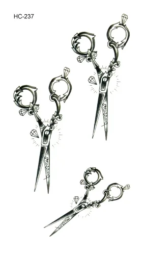Rocooart, HC-217-242, боди-арт, красота, черный, белый, рисунок, Милый Волк, оставьте череп, переводная вода, временная вспышка, поддельные татуировки, наклейка - Цвет: HC237