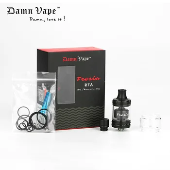 

Original Damn Vape Fresia MTL/DL RTA 2ml/3.5ml tank 22mm Atomizer Restrictive Lung RTA Ecig Vape Vaporizer RTA VS Zeus X/ Zenith