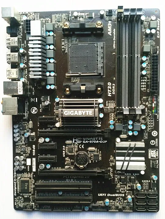 Для Gigabyte GA-970A-D3P оригинальная б/у рабочего стола материнской платы 970A-D3P для AMD 970