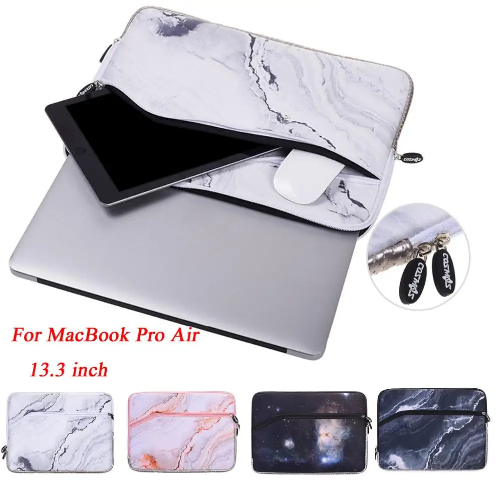 

Elisona Marble Pattern Carrying Storage Case Cover Laptop Bag Sleeve Pouch Accessory for Apple MacBook Pro Air 13.3inch Mac Book