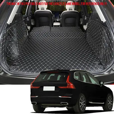 

Leather Car Interior Rear Boot Cargo Trunk Mat Pad 1set For Volvo XC60 2018-2019