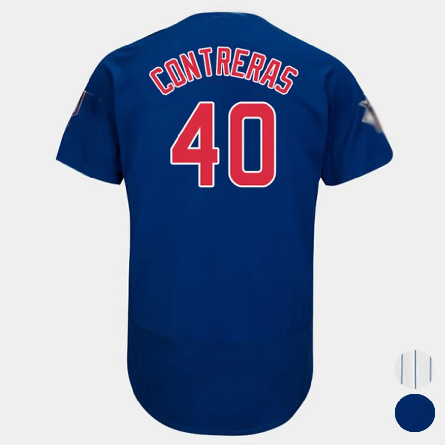 

Mens FLEX Chicago 40 Willson Contreras Shirt 2019 Player Stitched Jersey Baseball Jerseys Free Shipping