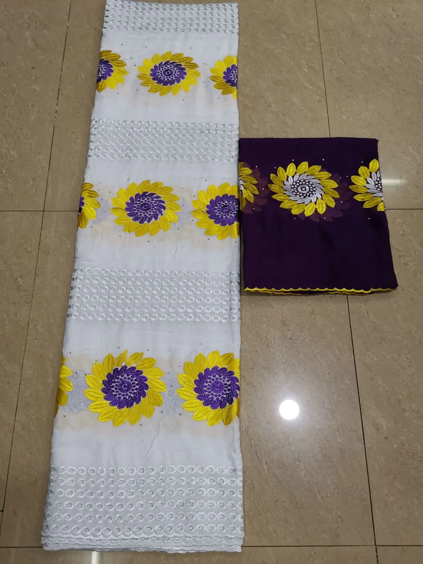 

Wholesale cotton fabric white swiss voile lace fabric 2018 high quality lace nigerian lace fabric for wedding 5+2yards /lot YC