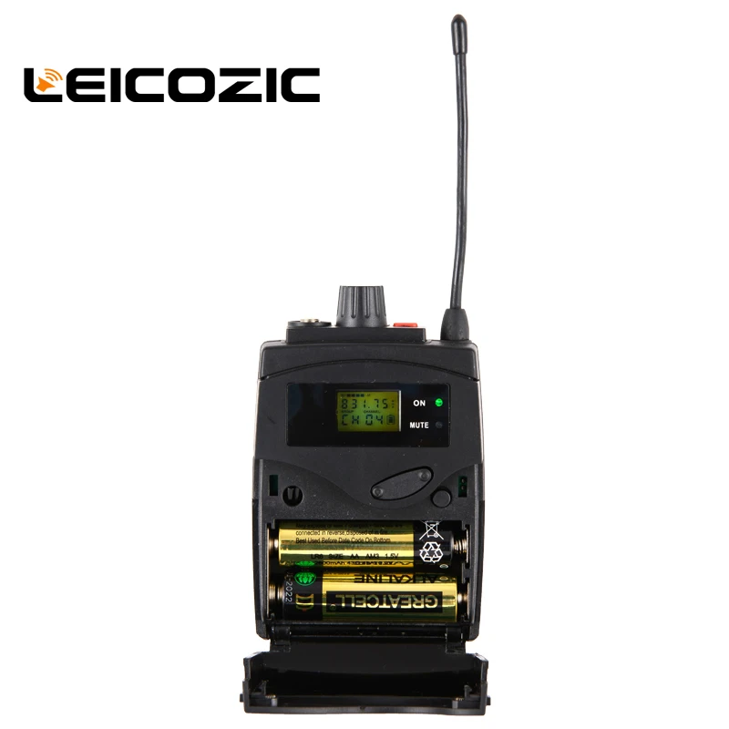 Leicozic Беспроводная система монитора в ухо UHF/PLL передатчик(моно) профессиональная система мониторинга в ухо для сценического представления