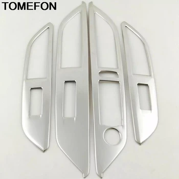 

TOMEFON For Peugeot 3008 GT 2017 2018 LHD Door Window Glass Panel Armrest Lift Switch Button Cover Trim Interior Accessories SS