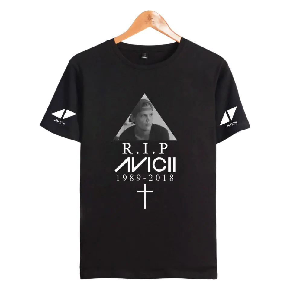Швеция DJ Avicii иероглиф мужские футболки мода 2018 4XL тенденции Wake Me Up Повседневное с
