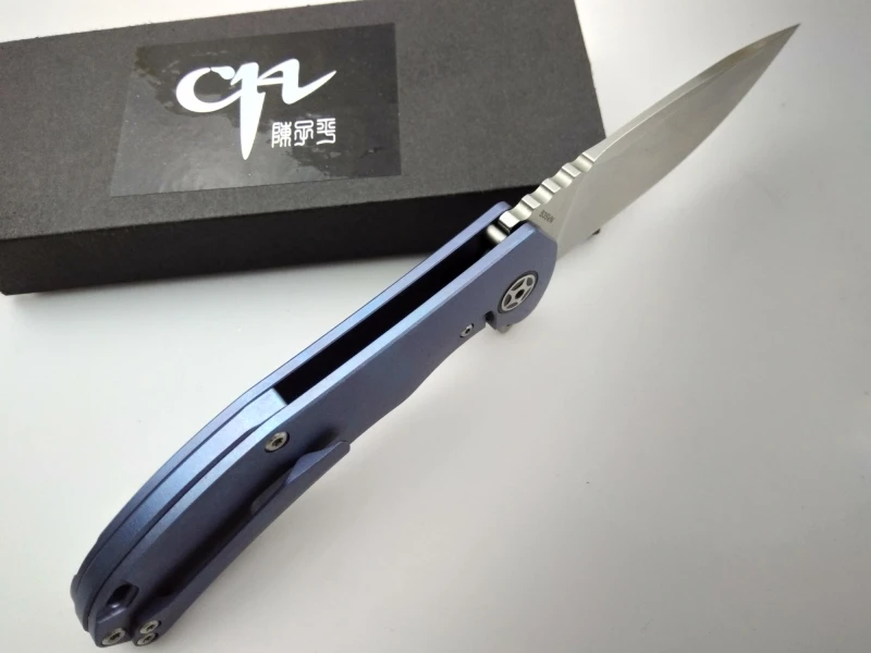 CH ch3504 складной нож S35VN лезвие титановая ручка тактические походные охотничьи карманные ножи для выживания Флиппер Портативный нож для повседневного использования