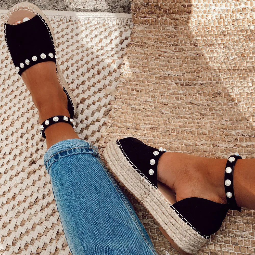 

2019 New Women Sandals Fashion Peep Toe Design Roman Sandals Women Flat Shoes Summer Beach Ladies Shoes Sandalias Mujer P25