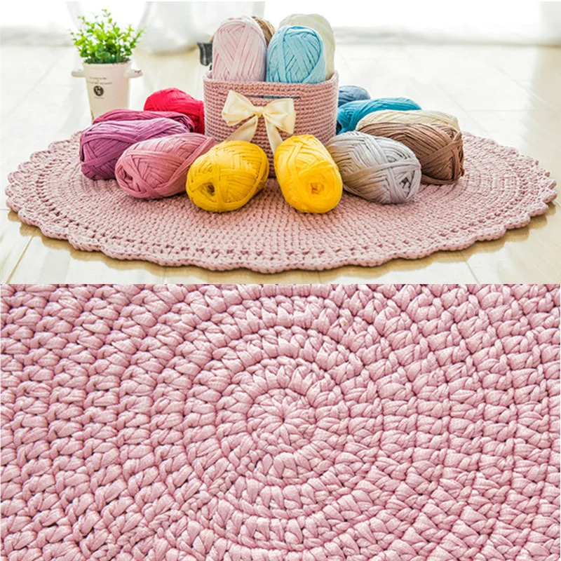 Uber 70 Mt Flache Woolen Garn Diy Stricken Wolle Fur Teppich