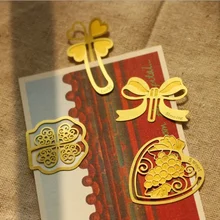 Закладки креативные металлические латунные художественные кружевные мини канцелярские принадлежности для студентов офисные для чтения ломтики милые кавайные Девушки четыре варианта