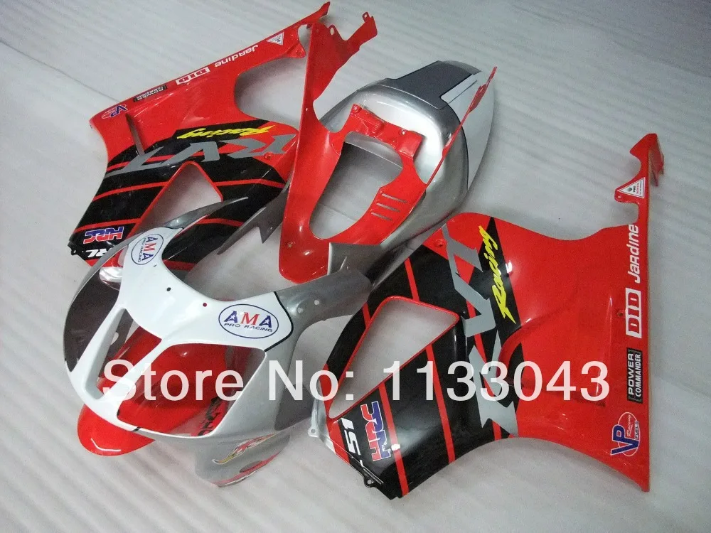 

Red Silver Black VTR1000 SP1 RC51 2000 2001 2002 2003 2004 2005 2006 Fairing Kit L3522F for Honda