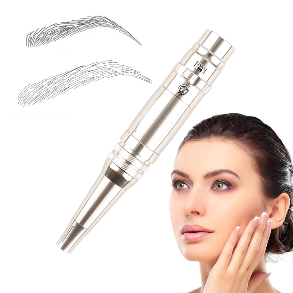 

1pc Professional rotary tattoo machine embroidery for 3d eyebrow eyeliner lips permanent makeup machine needles