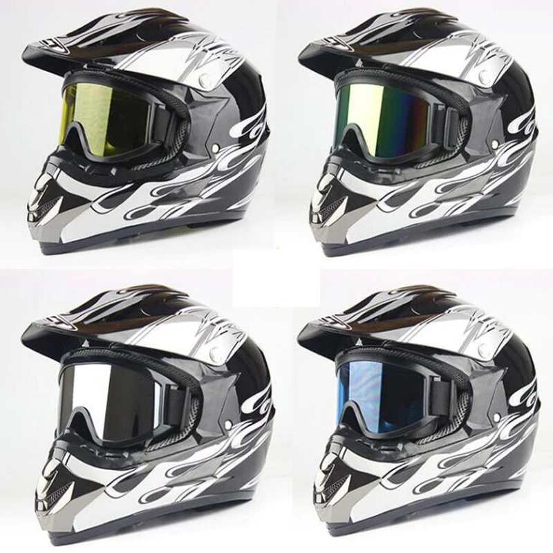 Мотокросс Скутер грязи велосипед Quad ATV УФ Защита сноуборд внедорожный лыжный гоночный шлем очки Glasse для детей и взрослых