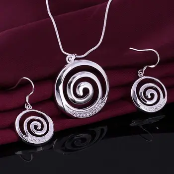 

LKNSPCS628 925 sterling silver jewelry set, fashion jewelry set Earring 519 Necklace 540 /dgjalxqa dsbamjia