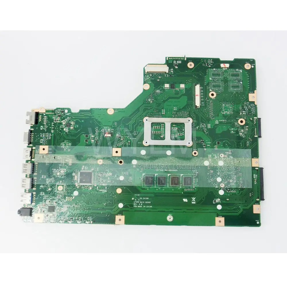 X75A 4G RAM اللوحة HM76 REV2.0 ل ASUS R704V X75VD X75A X75A1 اللوحة المحمول DDR3 PGA989 100% اختبار شحن مجانا X75A 4G RAM اللوحة HM76 REV2.0 ل ASUS R704V X75VD X75A X75A1 اللوحة المحمول DDR3 PGA989 100% اختبار شحن مجانا