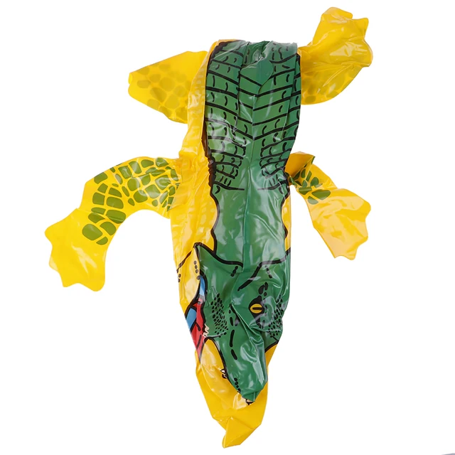 Inflatable Crocodile Blow Up Funny Water Toys Crocodile Toy Alligator Balloon for Summer Beach Swimming Pool Inflatable Toys 5
