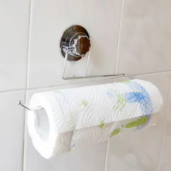 

Paper Towel Box Holder Kitchen Pantry Bathroom Super Suction Cup Rack Hot Strong Cupula Tissue Holder Bathroom Toilet Roll Stand