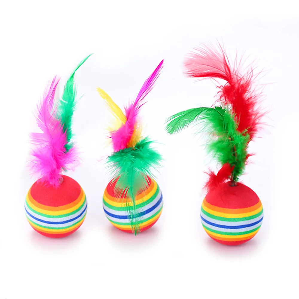 Dog Toys For Dogs Cats Rainbow Scratch Ropes Sipke Ball For Puppy Small Dogs Durable Interactive Toy (15)